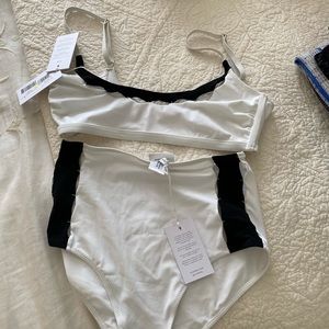 Evarae high waisted swimsuit. Size medium. NWT.